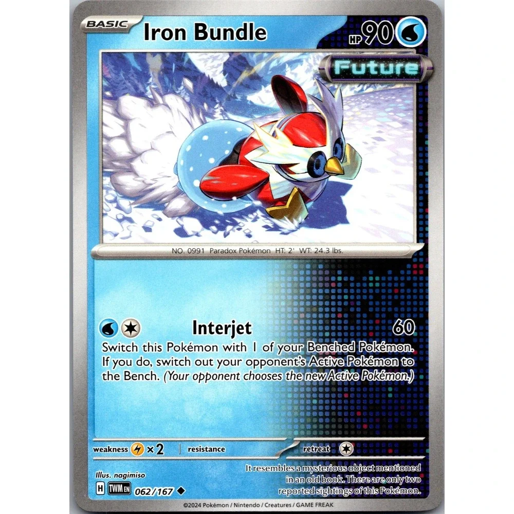 Iron Bundle Uncommon SV06: Twilight Masquerade 062/167 LP tcga+ Normal